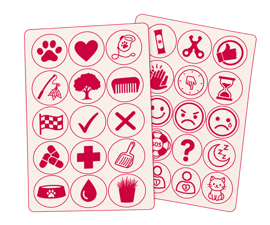 Kit de 6 boutons de communications pour chat